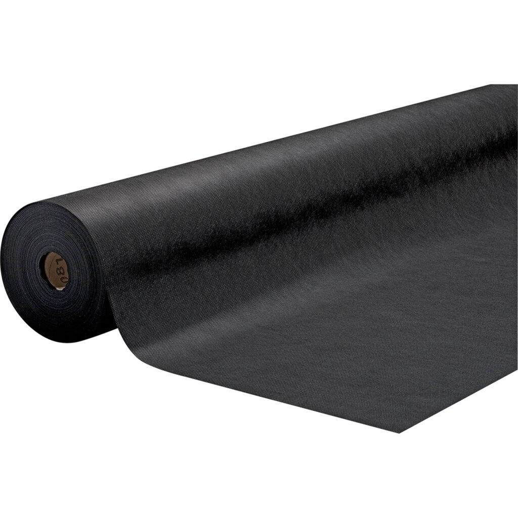 Lloguer estovalles negres de paper 50m per a taules de festes i banquets